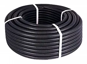 Труба гофрированная ПНД для для защиты кабеля с протяжкой d50 (30 м) 0